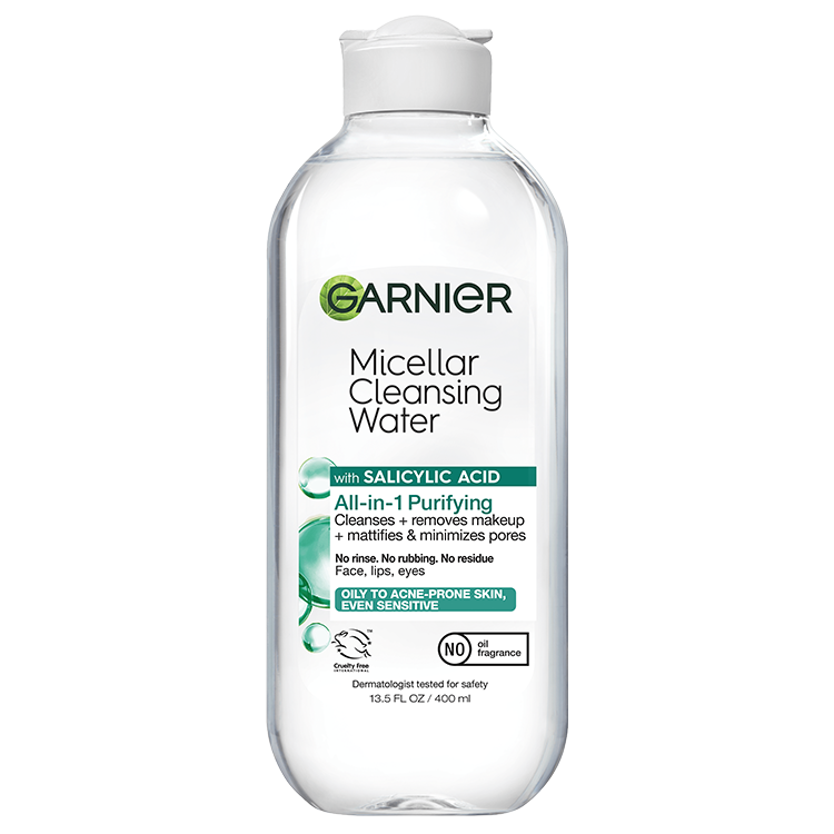 Front of Pack of Micellar Water Salicylic Acid